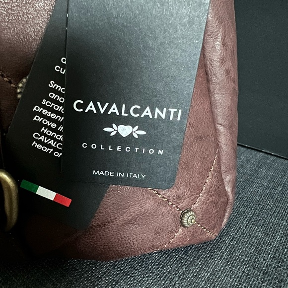 NWT CAVALCANTI COLLECTION TOTE HANDBAG ITALIAN LEATHER - Picture 6 of 9